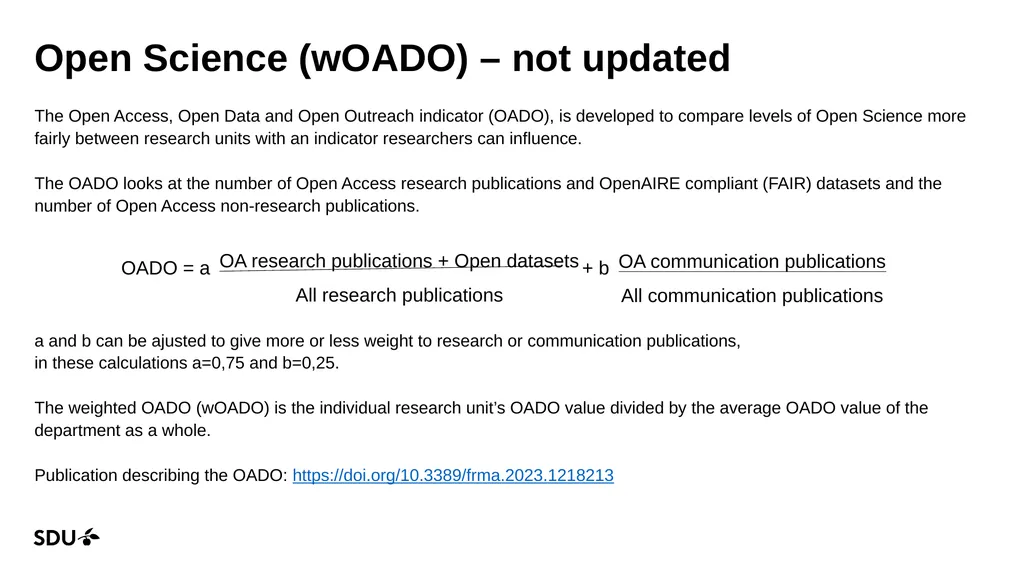 Research Impact report (bibliometrics) 2023-2025 - slide 13 of 16