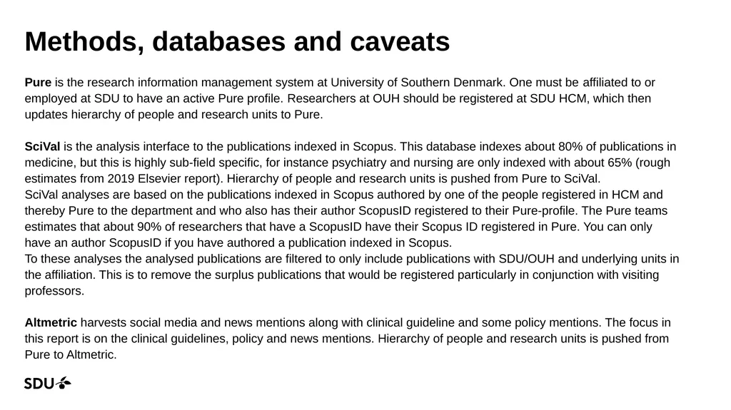 Research Impact report (bibliometrics) 2023-2025 - slide 10 of 16
