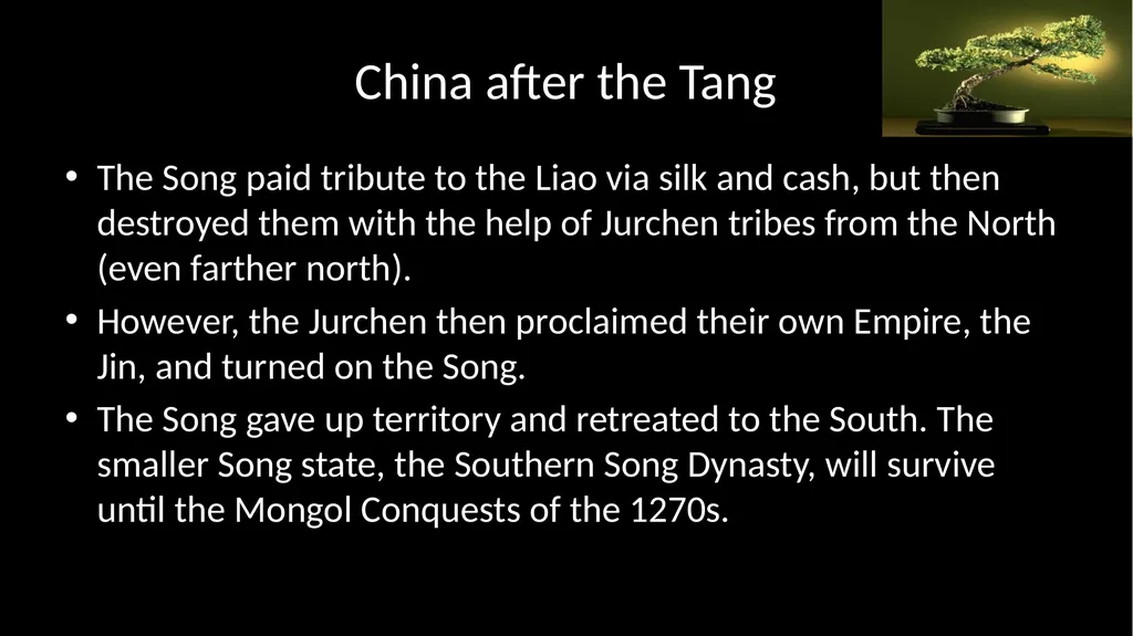 Reunification and Renaissance in Chinese - slide 18 of 30