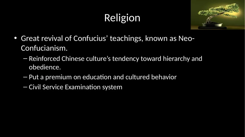 Reunification and Renaissance in Chinese - slide 25 of 30