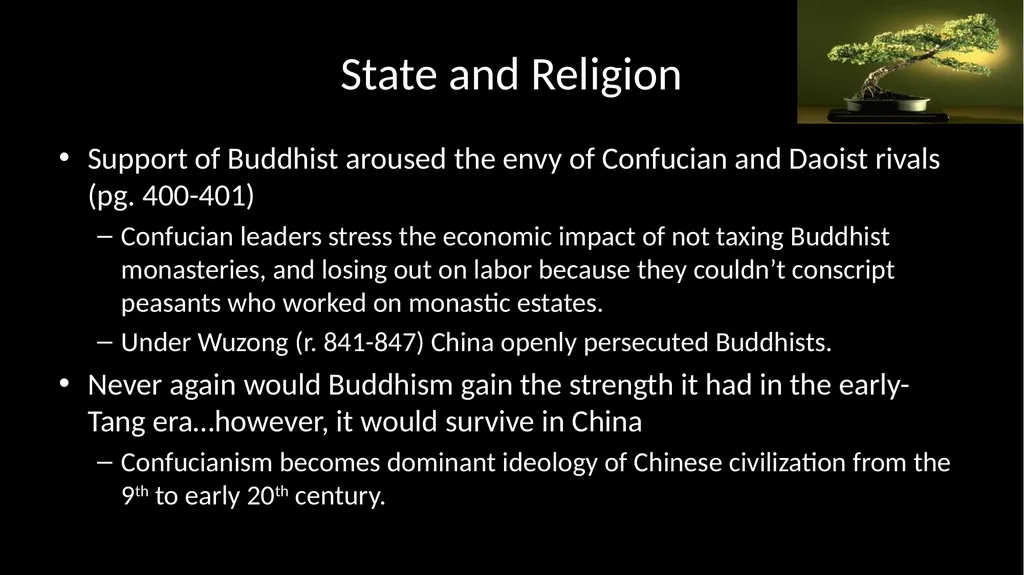 Reunification and Renaissance in Chinese - slide 14 of 30