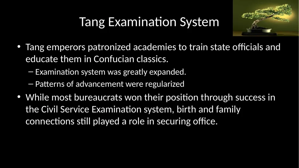 Reunification and Renaissance in Chinese - slide 12 of 30