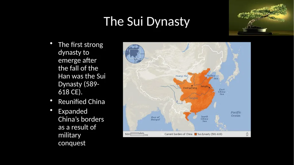 Reunification and Renaissance in Chinese - slide 3 of 30