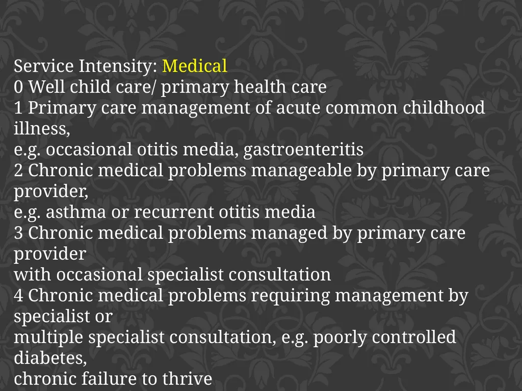 child adolescent service intensity instrument - slide 42 of 52