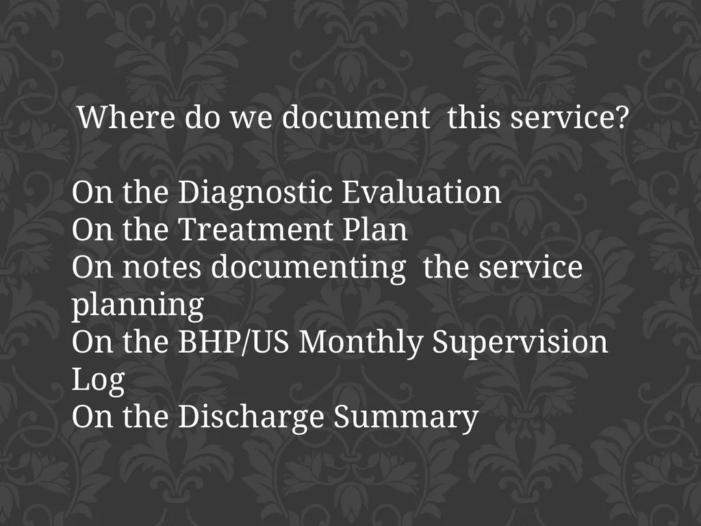 child adolescent service intensity instrument - slide 24 of 52
