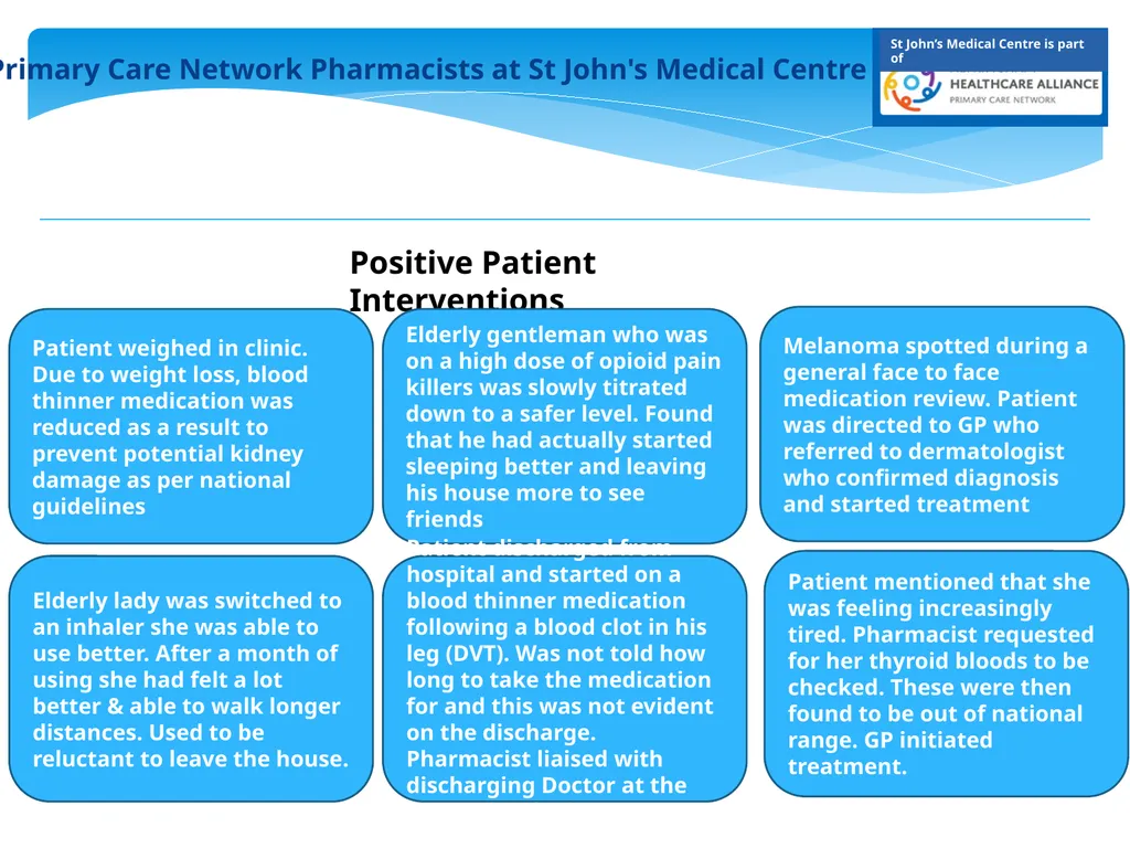 Clinical Pharmacists are increasingly working as - slide 4 of 4