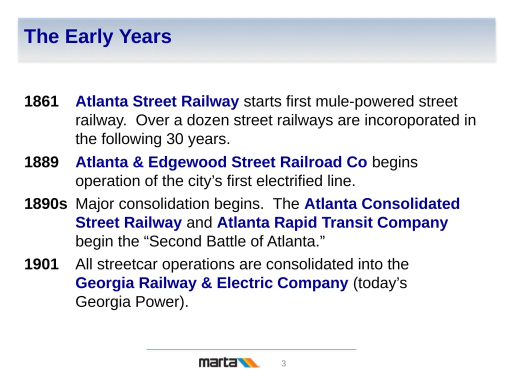 Transit in Atlanta – Past, Present, and Future - slide 3 of 38