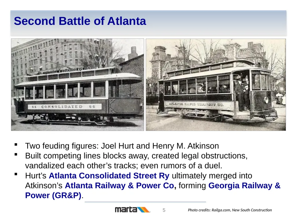 Transit in Atlanta – Past, Present, and Future - slide 5 of 38