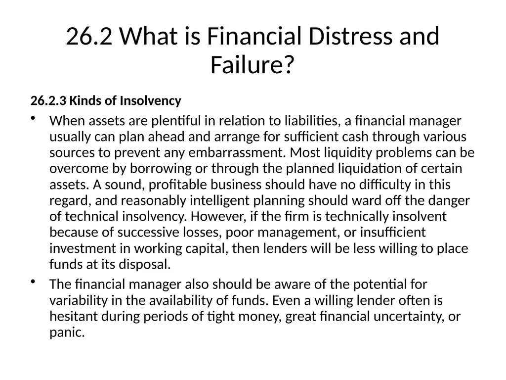 Chapter 26 Bankruptcy, Workouts, and Corporate - slide 14 of 80