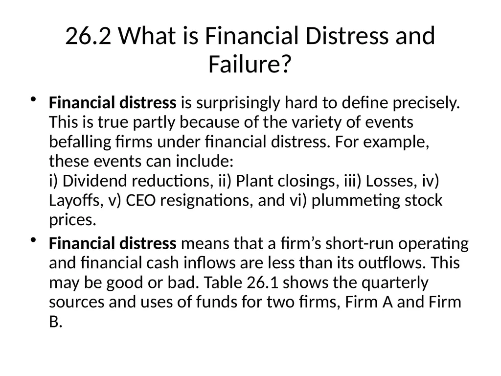 Chapter 26 Bankruptcy, Workouts, and Corporate - slide 6 of 80