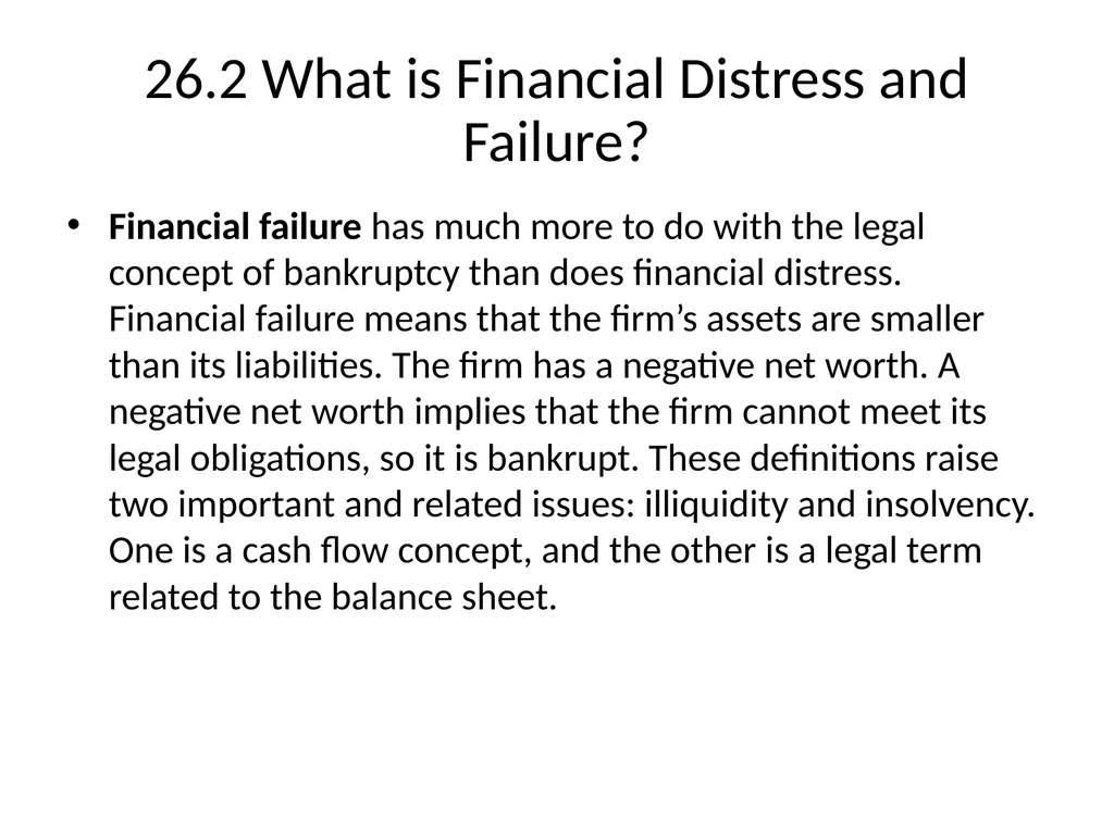 Chapter 26 Bankruptcy, Workouts, and Corporate - slide 9 of 80