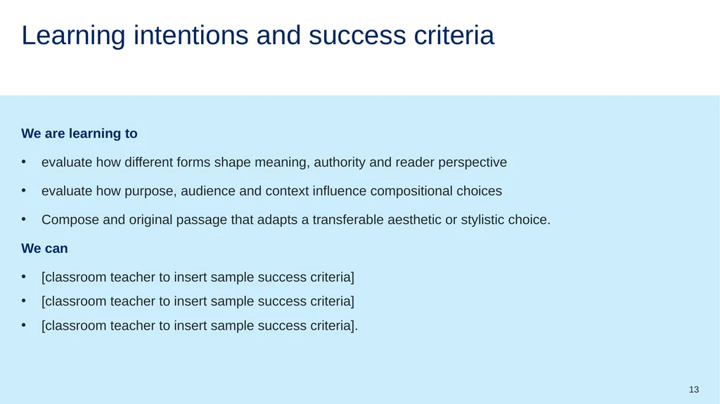 Instructions for use Instructions for the teacher - slide 13 of 27
