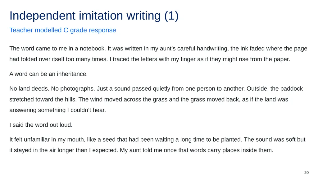 Instructions for use Instructions for the teacher - slide 20 of 27