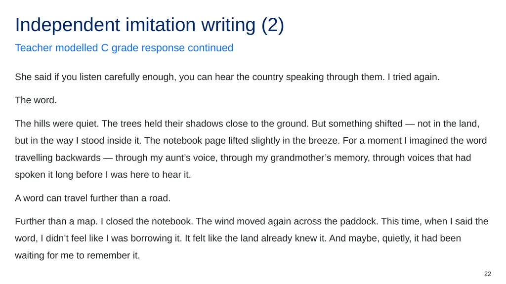 Instructions for use Instructions for the teacher - slide 22 of 27