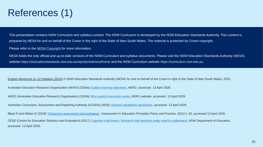 Instructions for use Instructions for the teacher - slide 25 of 27