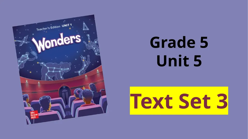 Grade 5 Unit 5 Text Set 3 Shared Read This - slide 1 of 31