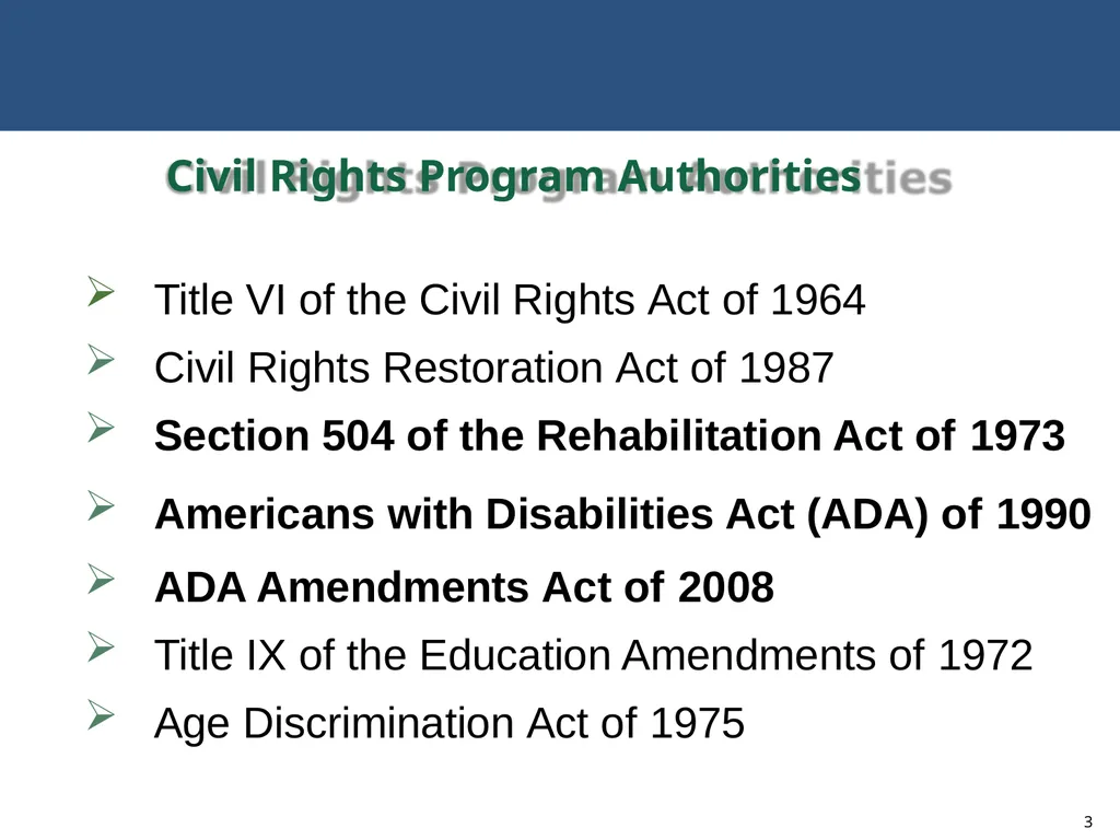 MODIFICATIONS TO ACCOMMODATE INDIVIDUALS WITH - slide 3 of 25