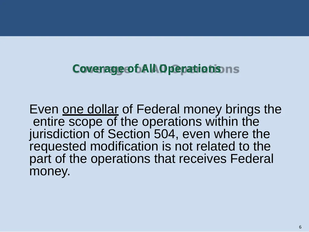 MODIFICATIONS TO ACCOMMODATE INDIVIDUALS WITH - slide 6 of 25