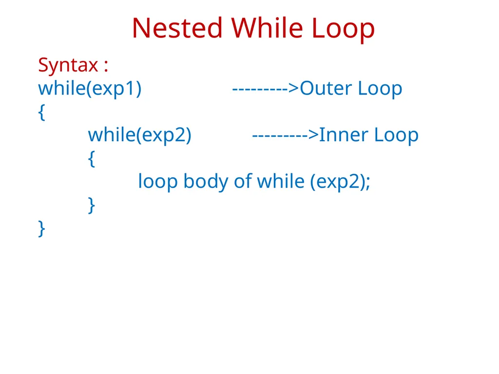 Chapter 2 Control Structures Introduction The - slide 30 of 58