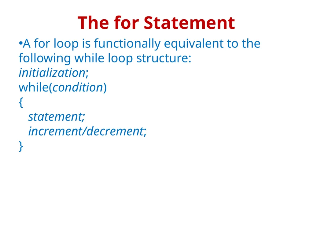 Chapter 2 Control Structures Introduction The - slide 35 of 58