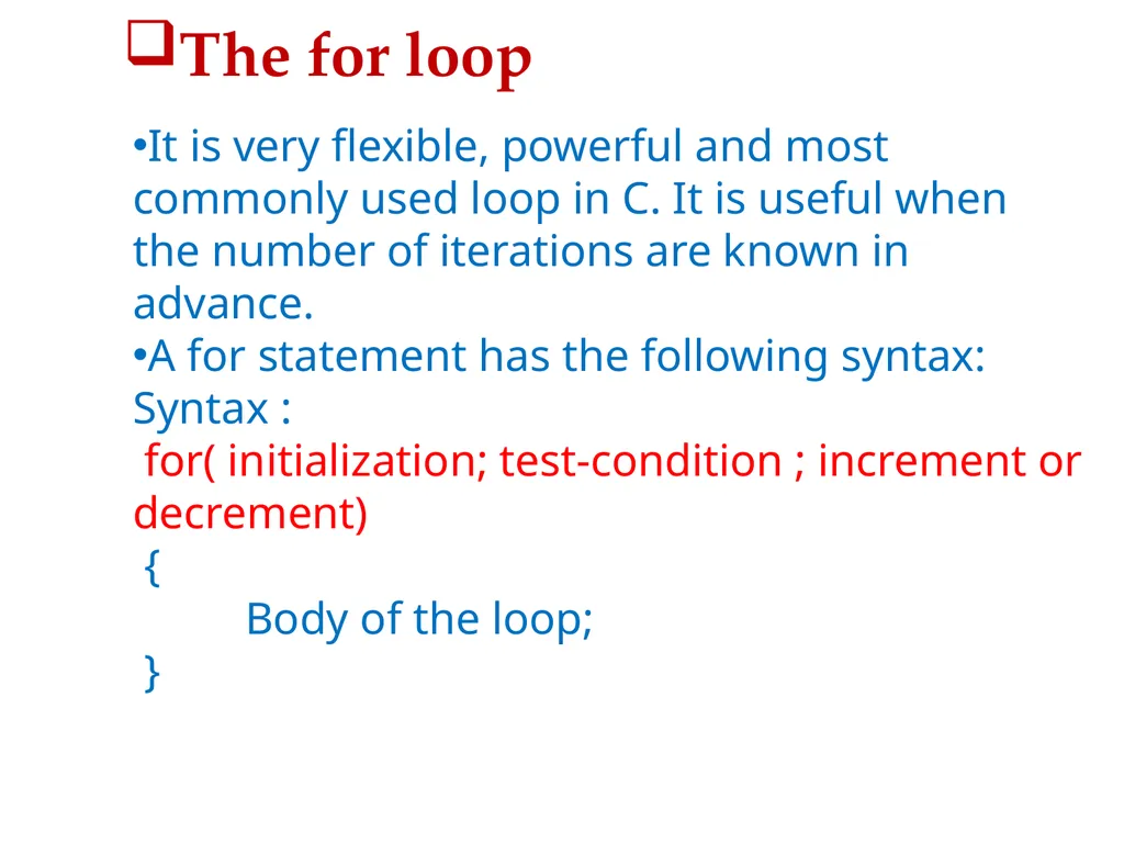 Chapter 2 Control Structures Introduction The - slide 34 of 58