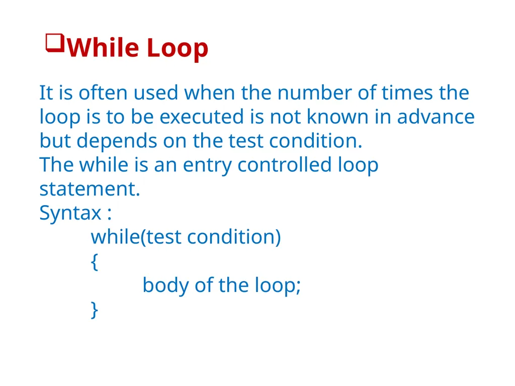Chapter 2 Control Structures Introduction The - slide 26 of 58