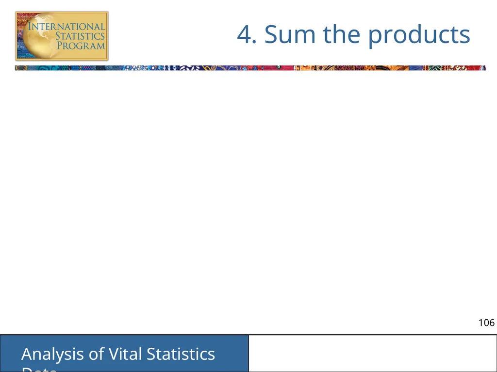 Analysis of Vital Statistics Data These materials - slide 106 of 159