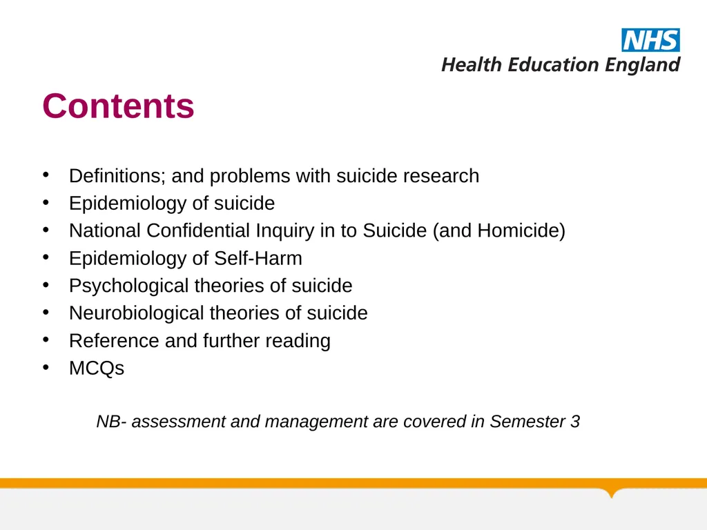 MRCPsych General Adult Module Self Harm and - slide 5 of 45