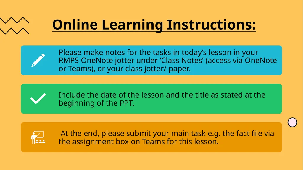 Online Learning Instructions: Introduction to - slide 1 of 18