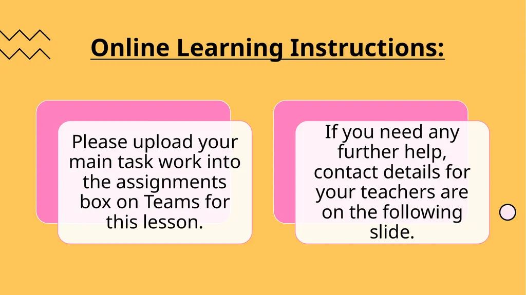 Online Learning Instructions: Introduction to - slide 17 of 18