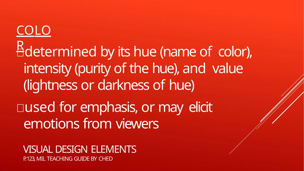 MEDIA AND INFORMATION LITERACY VISUAL INFORMATION - slide 47 of 71
