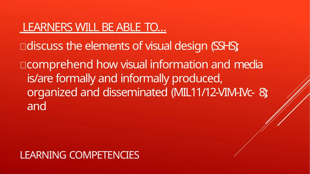 MEDIA AND INFORMATION LITERACY VISUAL INFORMATION - slide 3 of 71