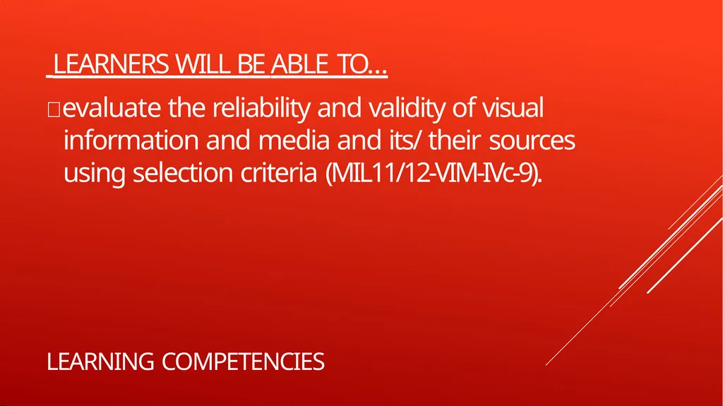MEDIA AND INFORMATION LITERACY VISUAL INFORMATION - slide 4 of 71