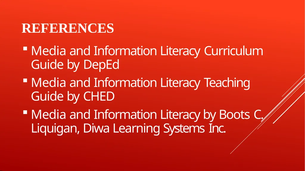 MEDIA AND INFORMATION LITERACY VISUAL INFORMATION - slide 70 of 71