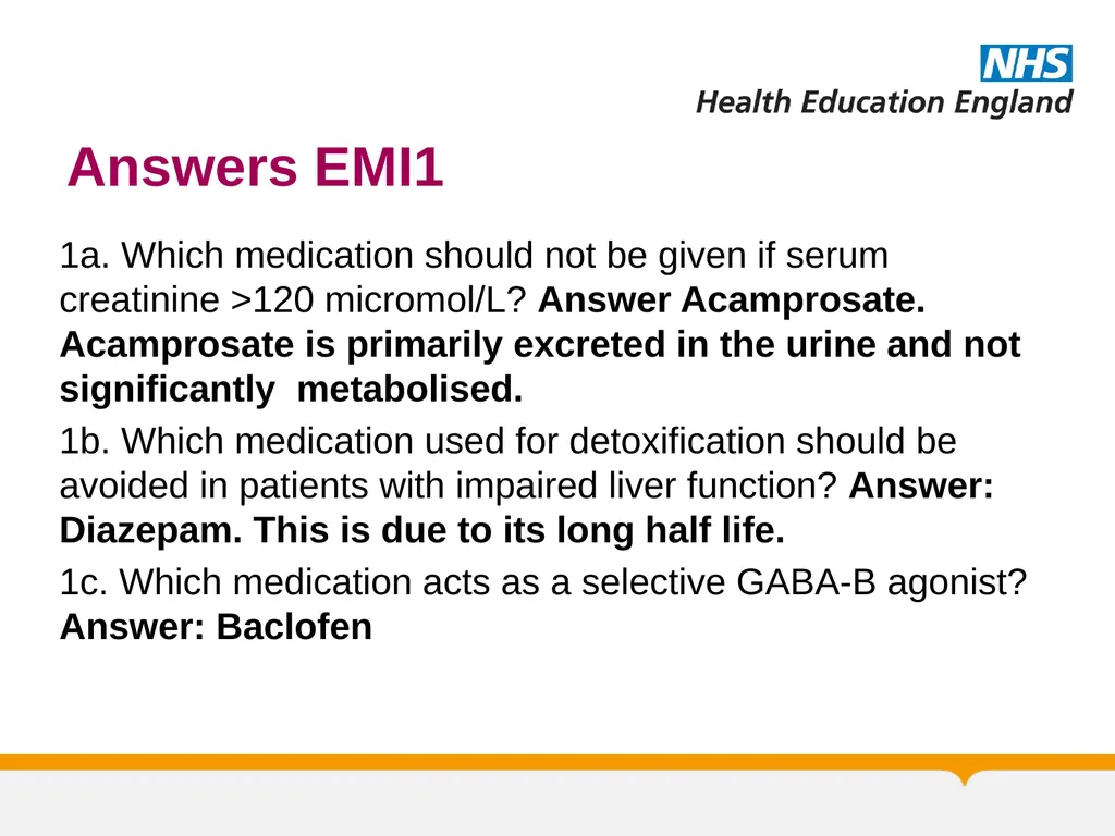 Substance Misuse Module Diagnosis & Treatment of - slide 61 of 87