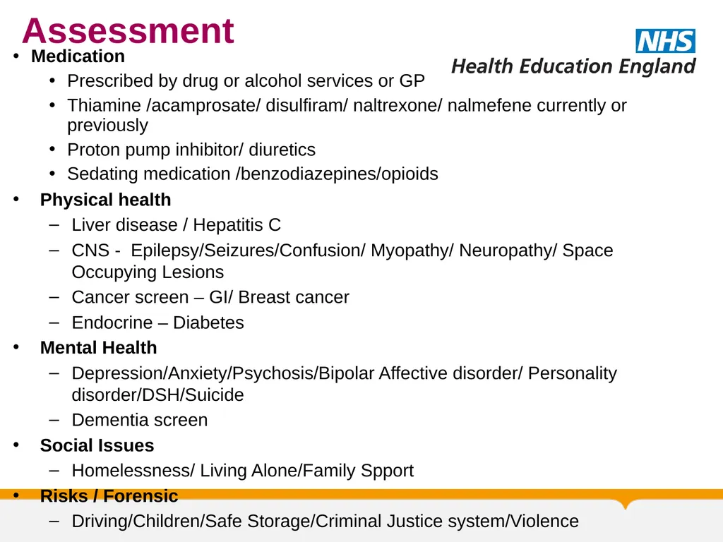 Substance Misuse Module Diagnosis & Treatment of - slide 17 of 87