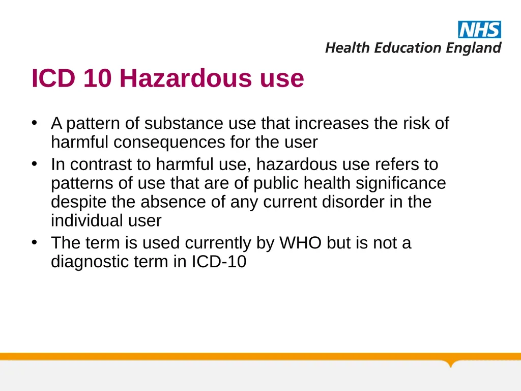 Substance Misuse Module Diagnosis & Treatment of - slide 14 of 87