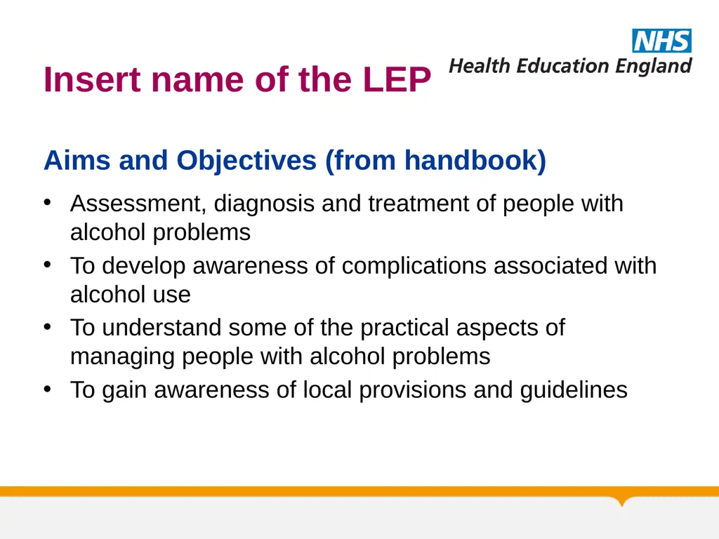 Substance Misuse Module Diagnosis & Treatment of - slide 2 of 87