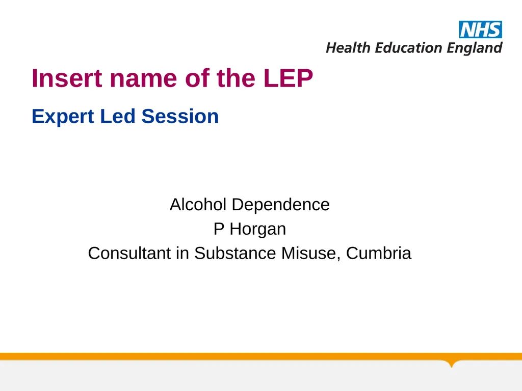 Substance Misuse Module Diagnosis & Treatment of - slide 4 of 87