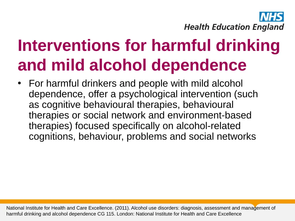 Substance Misuse Module Diagnosis & Treatment of - slide 29 of 87