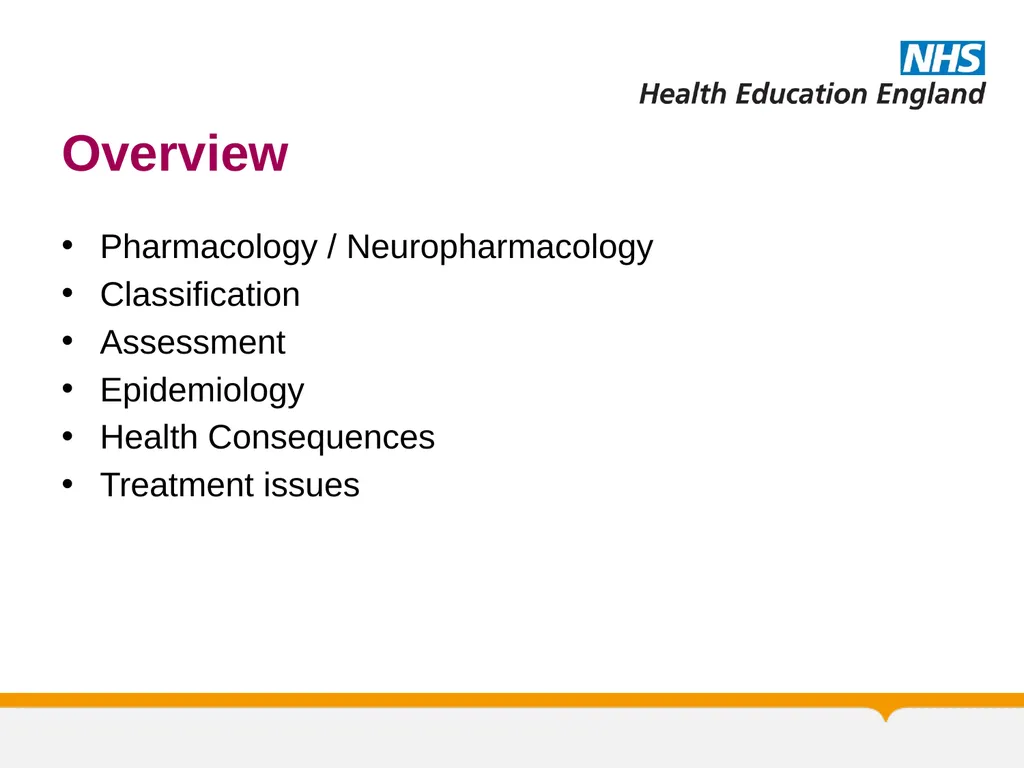 Substance Misuse Module Diagnosis & Treatment of - slide 5 of 87