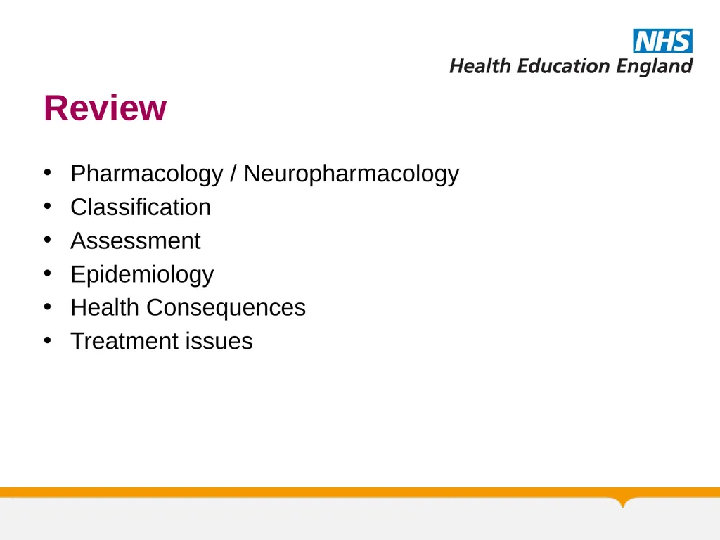 Substance Misuse Module Diagnosis & Treatment of - slide 49 of 87