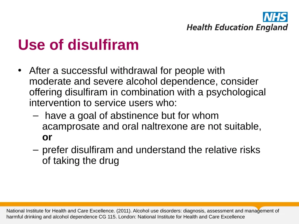 Substance Misuse Module Diagnosis & Treatment of - slide 45 of 87