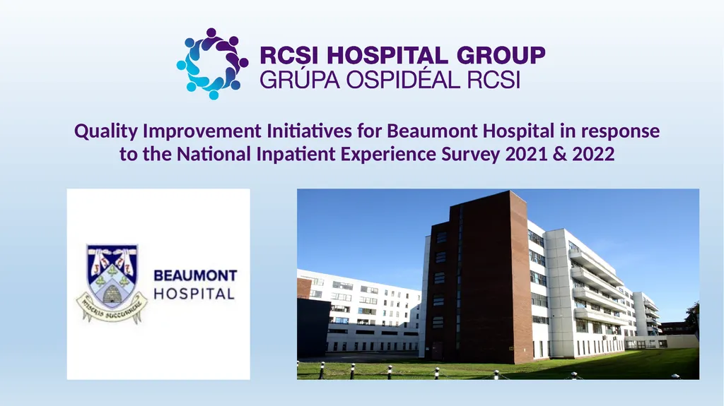 Quality Improvement Initiatives across the RCSI - slide 17 of 21