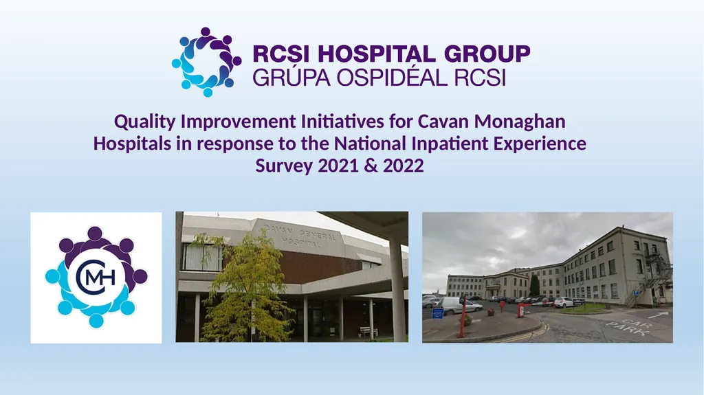 Quality Improvement Initiatives across the RCSI - slide 3 of 21