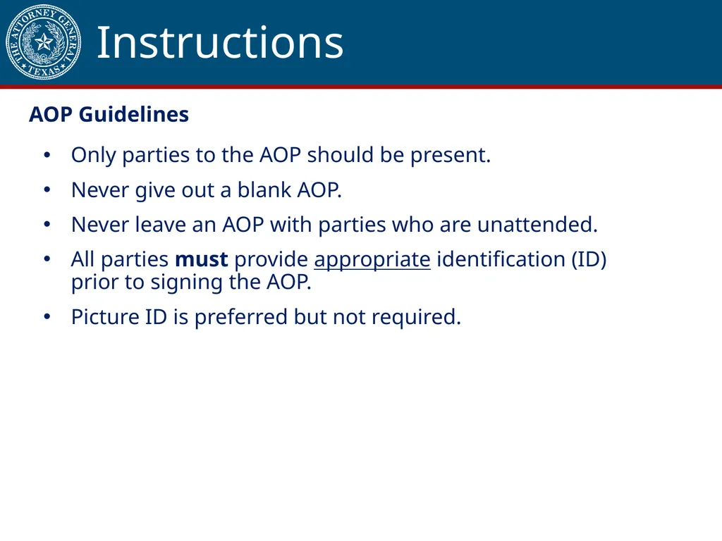 Acknowledgment of Paternity Certification Training - slide 13 of 84