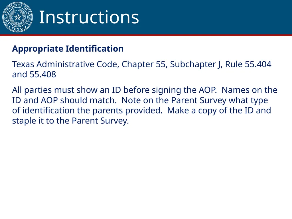 Acknowledgment of Paternity Certification Training - slide 14 of 84