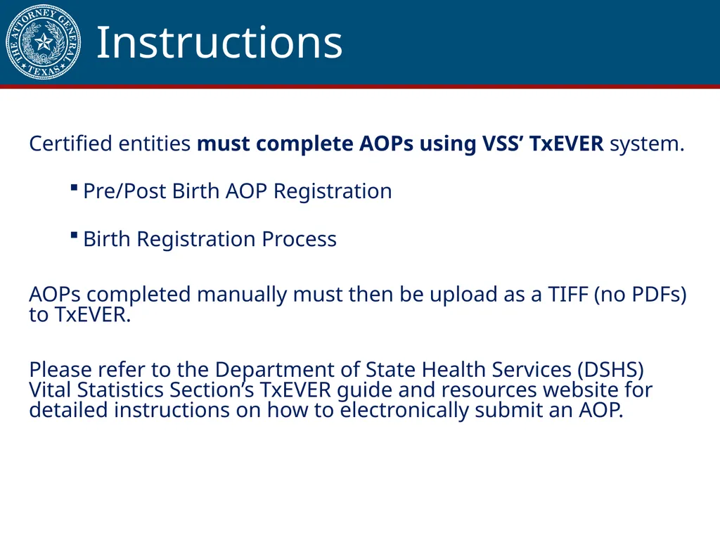 Acknowledgment of Paternity Certification Training - slide 37 of 84