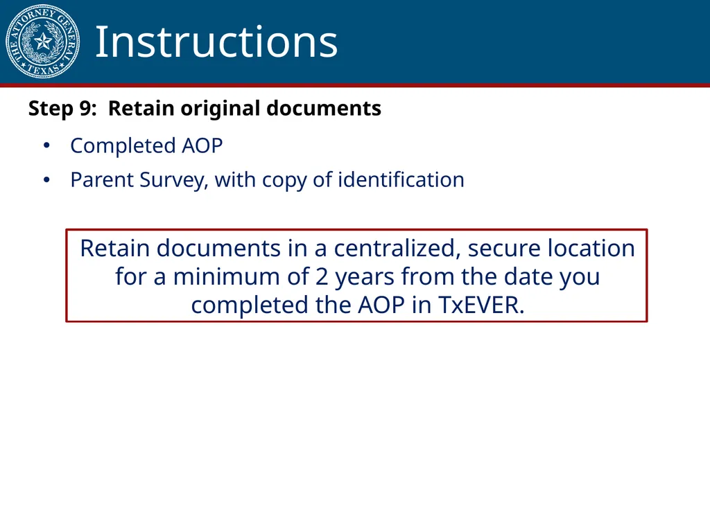 Acknowledgment of Paternity Certification Training - slide 63 of 84