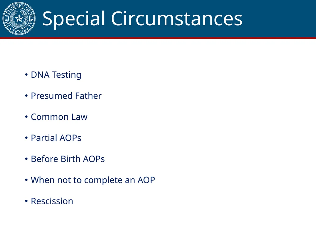 Acknowledgment of Paternity Certification Training - slide 65 of 84